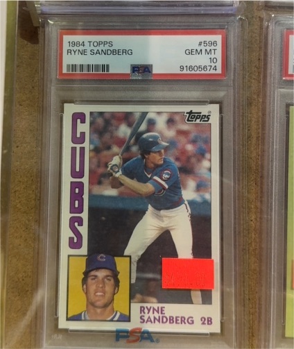 1984 Topps #596 Ryne Sandberg — front