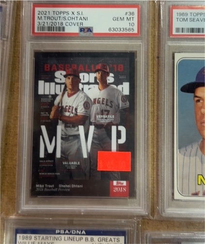 2021 Topps x Sports Illustrated #36 Mike Trout / Shohei Ohtani — front