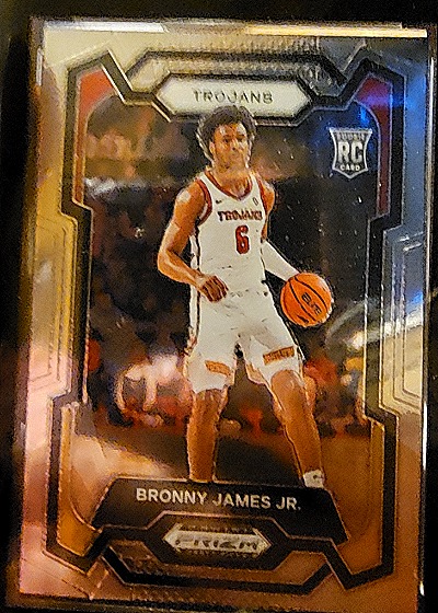 2024 Panini Prizm Draft Picks #86 Bronny James Jr. — front
