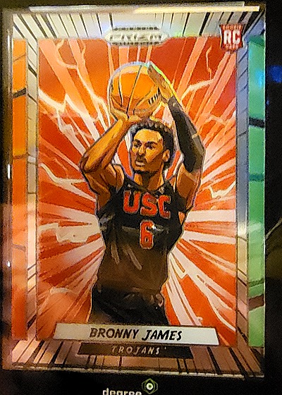 2024 Panini Prizm Draft Picks Basketball #15 Bronny James — front