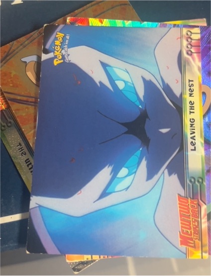 1999 Topps Pokemon The First Movie #4 Leaving The Nest Mewtwo — front
