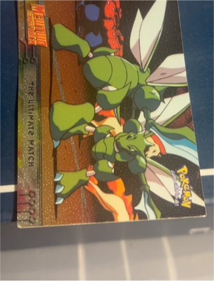 1999 Topps Pokemon #34 Mewtwo The Ultimate Match — front