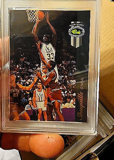 1993 Classic Four Sport McDonald's #28 Shaquille O'Neal — front
