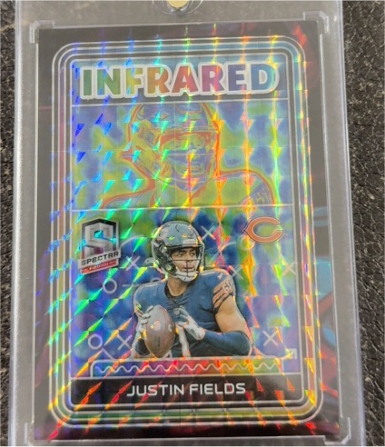 2023 Panini Spectra Infrared #I-JF Justin Fields — front