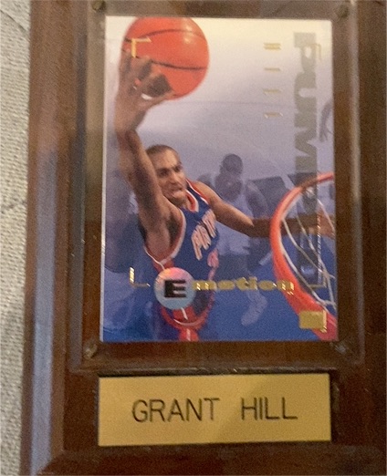 1994-95 Skybox Emotion #28 Grant Hill Rookie Card — front