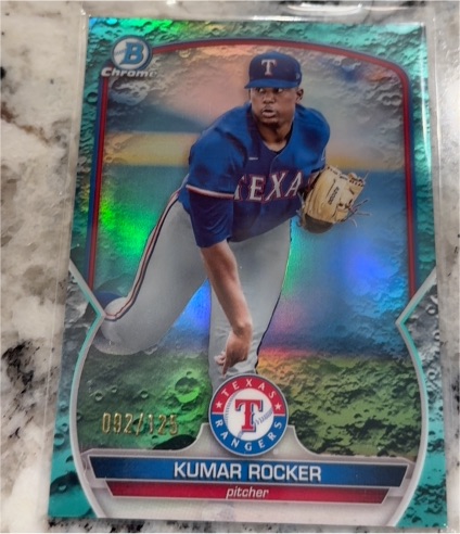 2023 Bowman Chrome Prospects #BCP-39 Kumar Rocker — front