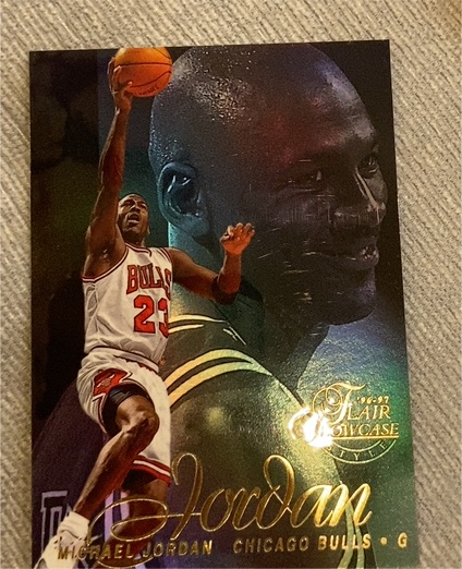 1996-97 Flair Showcase Row 2 #23 Michael Jordan — front