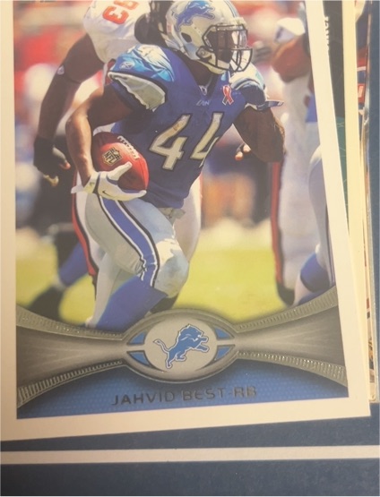 2012 Topps #2 Jahvid Best — front