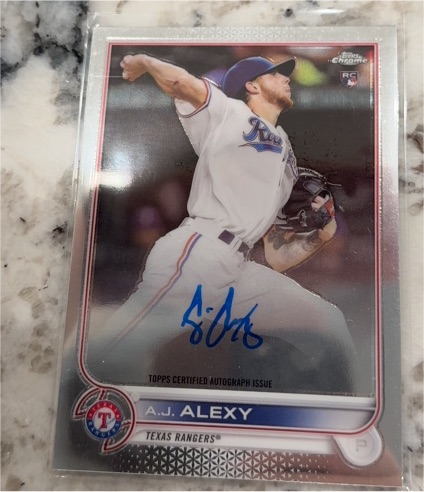 2022 Topps Chrome #RA-AJA A.J. Alexy — front