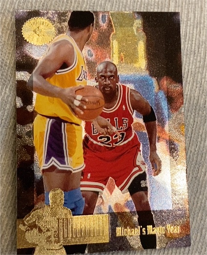 1995-96 Upper Deck SP Championship Jordan Collection #JC21 Michael Jordan — front