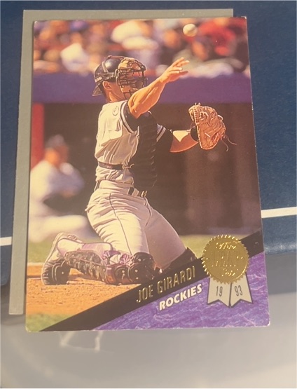 1993 Leaf #332 Joe Girardi — front