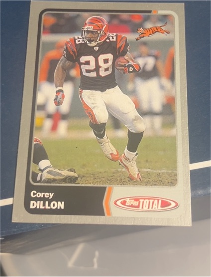 2003 Topps Total #39 Corey Dillon — front