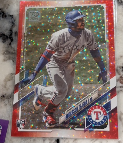 2021 Topps #144 Anderson Tejeda — front