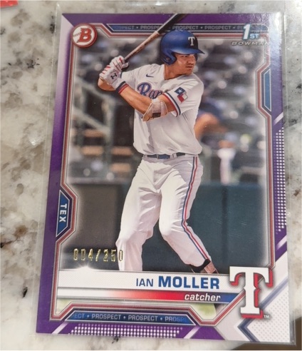 2021 Bowman Draft #BD-42 Ian Moller — front