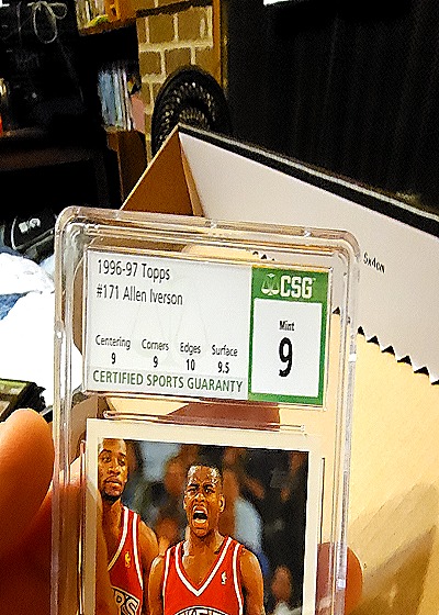 1996-97 Topps #171 Allen Iverson — front