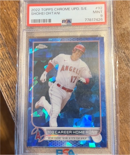 2022 Topps Chrome Update S/E #92 Shohei Ohtani — front