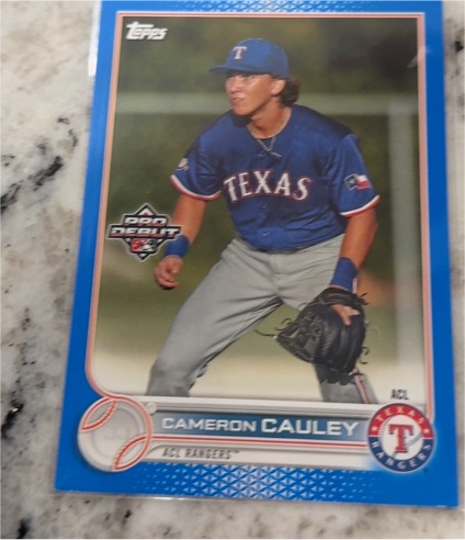 2022 Topps Pro Debut #PD-148 Cameron Cauley — front