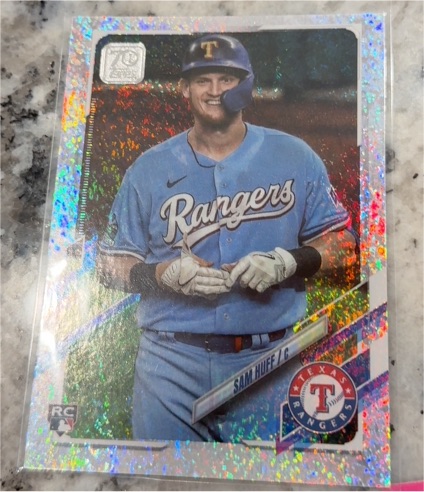2021 Topps #654 Sam Huff — front