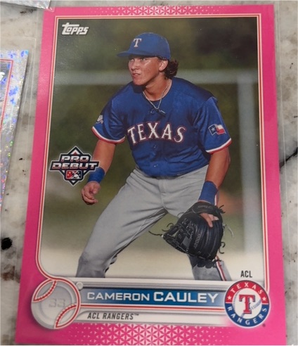 2022 Topps Pro Debut #PD-148 Cameron Cauley — front