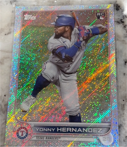 2022 Topps Series 1 #23 Yonny Hernandez — front