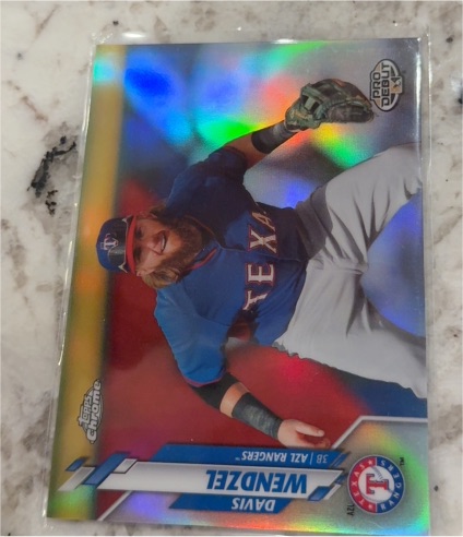 2020 Topps Pro Debut #PD-59 Davis Wendzel — front