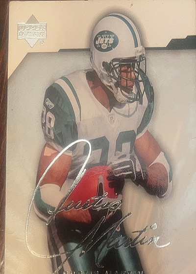 2004 Upper Deck ProSigs Diamond Football #62 Curtis Martin — front