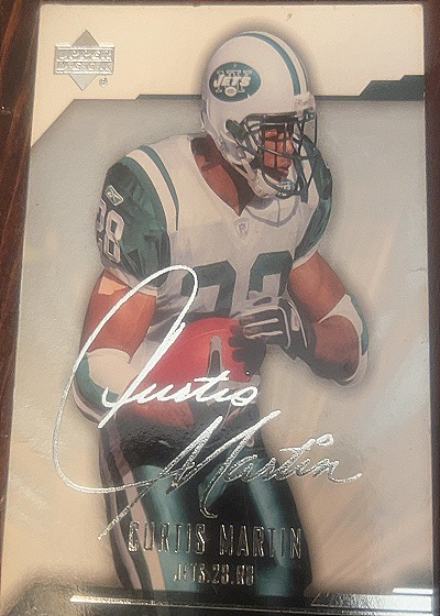 2004 Upper Deck Prosigs #62 Curtis Martin — front