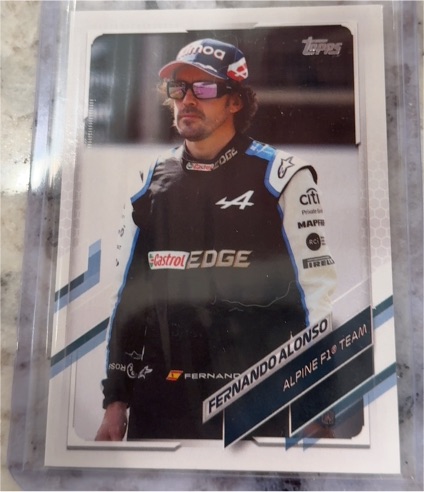 2021 Topps Formula 1 #38 Fernando Alonso Alpine F1 Team — front