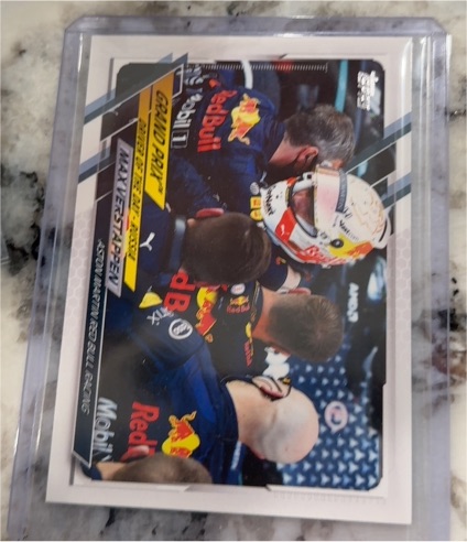 2021 Topps Chrome Formula 1 #161 Max Verstappen — front