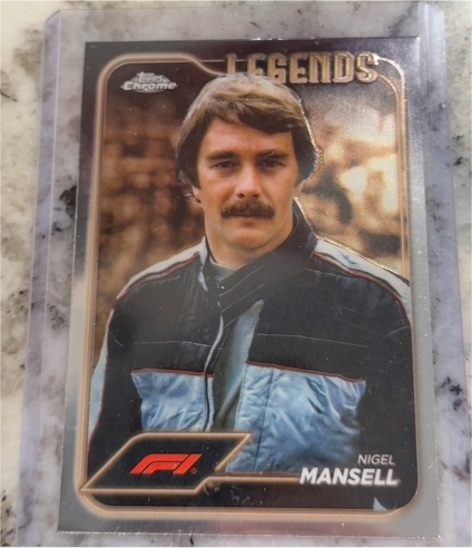 2024 Topps Chrome Formula 1 #189 Nigel Mansell Legends — front