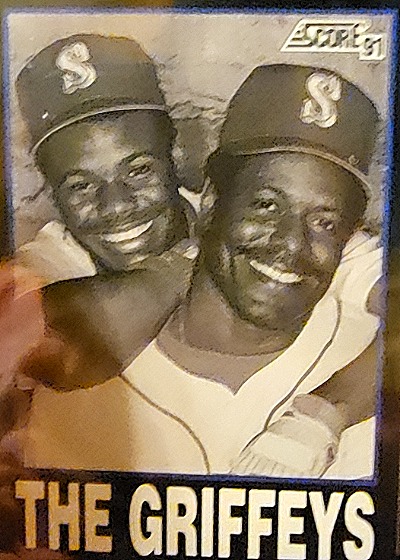 1991 Score #841 Ken Griffey Jr. / Ken Griffey Sr. — front