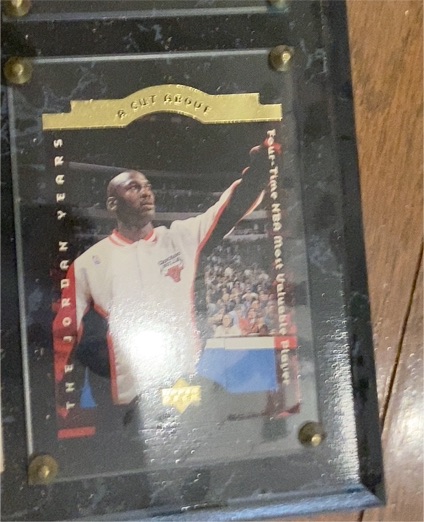 1996 Upper Deck A Cut Above #CA7 Michael Jordan — front