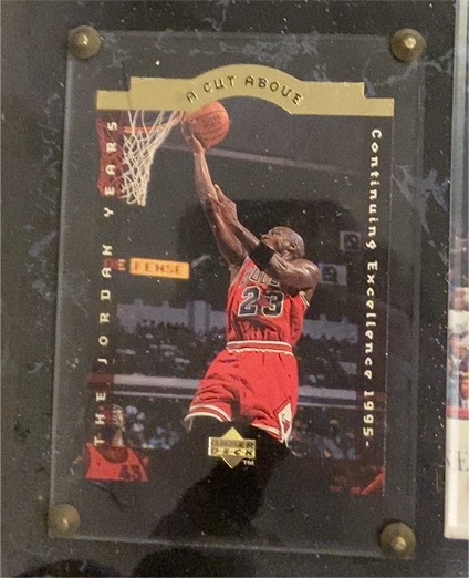 1996 Upper Deck #CA10 Michael Jordan A Cut Above — front