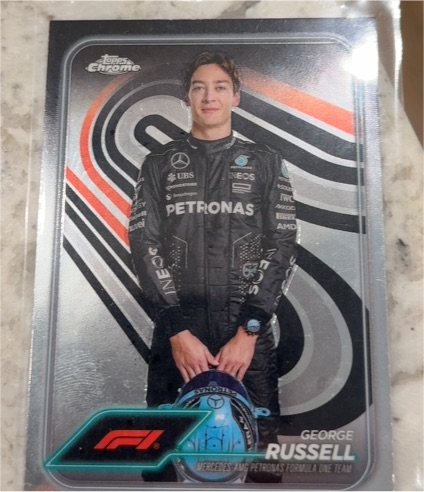 2024 Topps Chrome Formula 1 #5 George Russell — front
