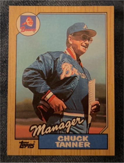 1987 Topps #593 Chuck Tanner — front