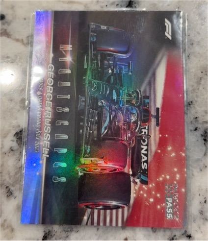 2024 Topps Paddock Pass Formula 1 Nightscapes #NS-5 George Russell — front