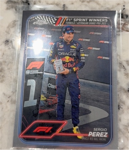 2024 Topps Chrome Formula 1 Sprint Winners #148 Sergio Perez — front