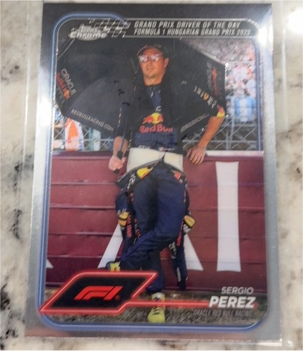 2024 Topps Chrome Formula 1 Driver of the Day #169 Sergio Perez — front