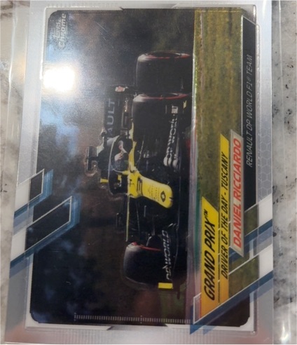2021 Topps Chrome Formula 1 #162 Daniel Ricciardo Renault DP World F1 Team — front