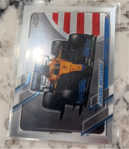 2021 Topps Chrome Formula 1 #100 Daniel Ricciardo McLaren F1 Team — front