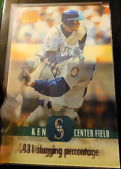 1996 Pinnacle Sportflix #18 Ken Griffey Jr. — front