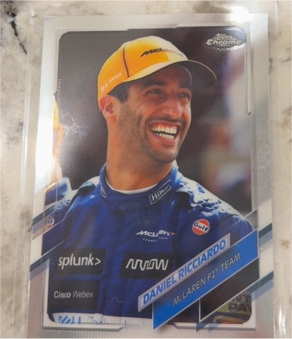 2021 Topps Chrome Formula 1 #28 Daniel Ricciardo — front