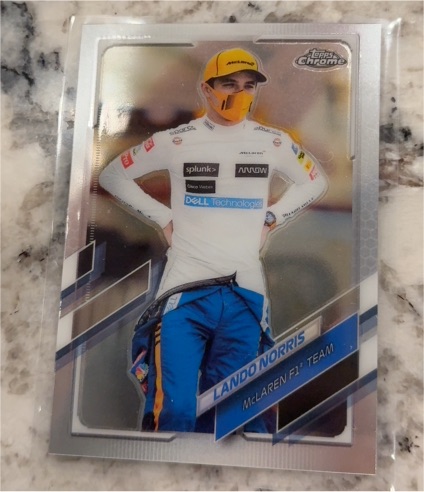 2021 Topps Chrome Formula 1 #52 Lando Norris — front