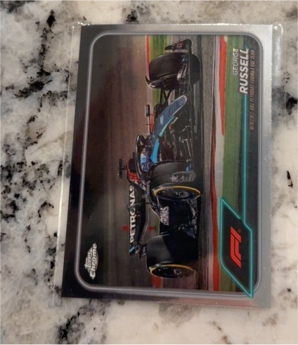 2024 Topps Chrome Formula 1 #77 George Russell — front