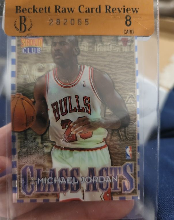 1996-97 Topps Stadium Club Class Acts #CA1 Michael Jordan — front