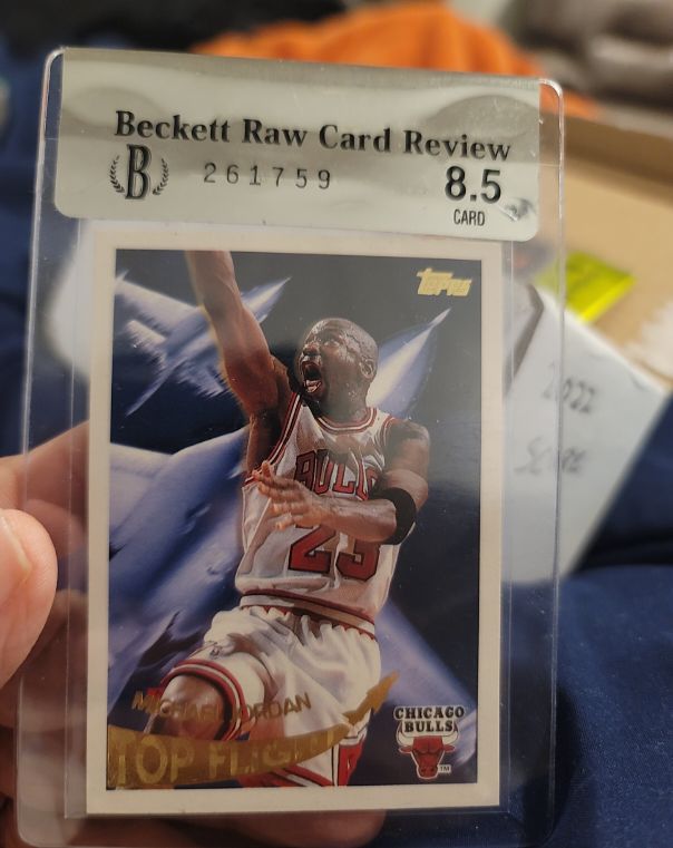 1995 Topps Top Flight #TF1 Michael Jordan — front