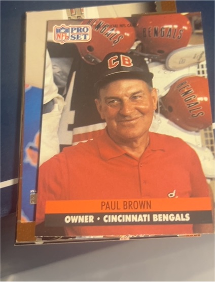 1991 Pro Set #5 Paul Brown — front