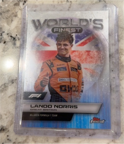 2024 Topps Finest Formula 1 WF-7 Lando Norris — front