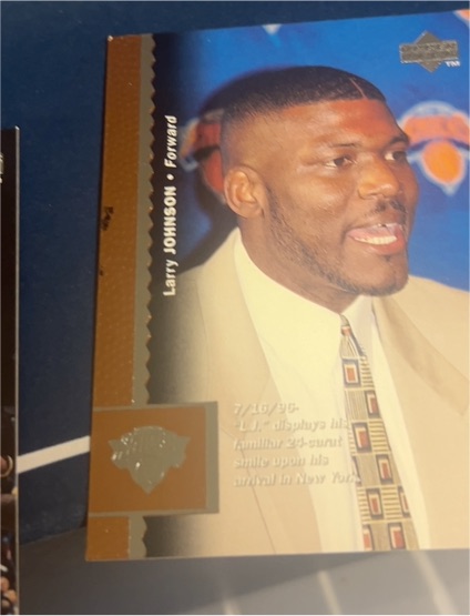 1996-97 Upper Deck #261 Larry Johnson — front