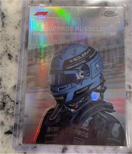 2024 Topps Chrome Formula 1 #HC-5 George Russell — front